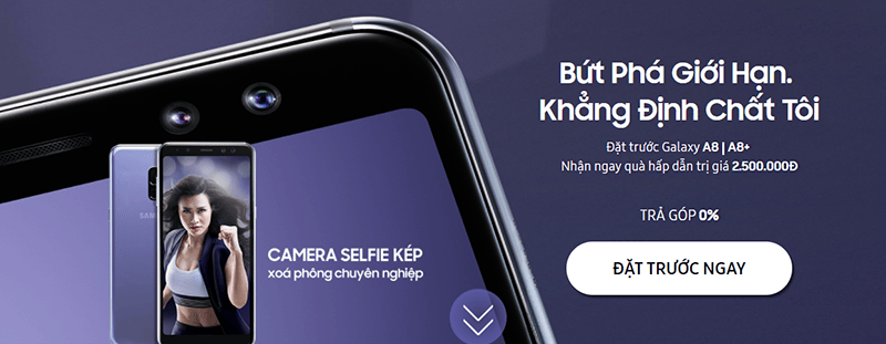 đặt mua Samsung A8, A8+ đặt mua Samsung A8, A8+