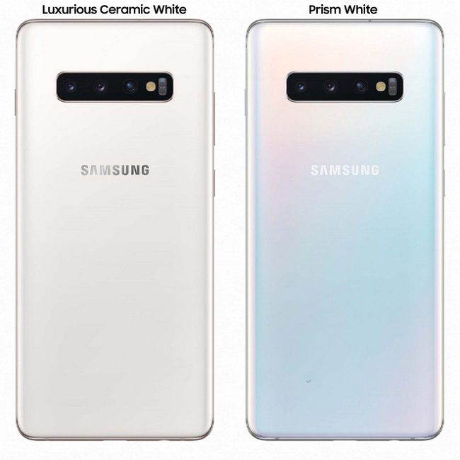 Galaxy S10 Plus màu trắng Gốm siêu độc bất ngờ xuất hiện Galaxy S10 Plus màu trắng Gốm siêu độc bất ngờ xuất hiện