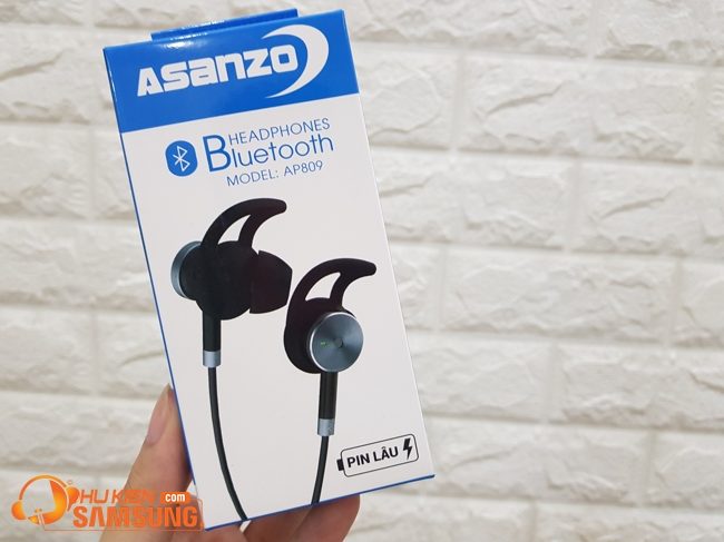 Tai nghe Bluetooth đàm thoại tốt Asanzo AP809 cho IOS,Android