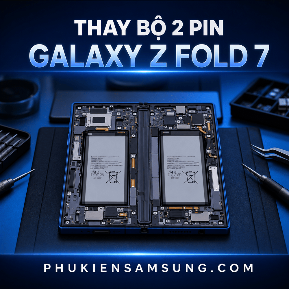 Thay bộ 2 pin Samsung Galaxy Z Fold 7