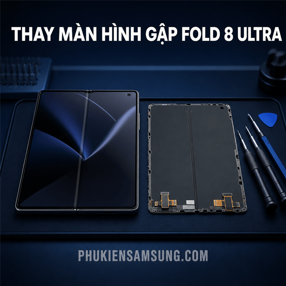 Thay màn hình gập Samsung Galaxy Fold 8 Ultra