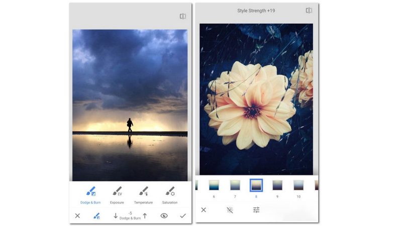 Ứng dụng chỉnh sửa ảnh đẹp trên điện thoại Snapseed