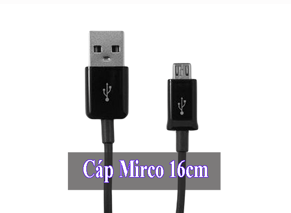 Cáp ngắn Micro 2.0 Samsung 16cm