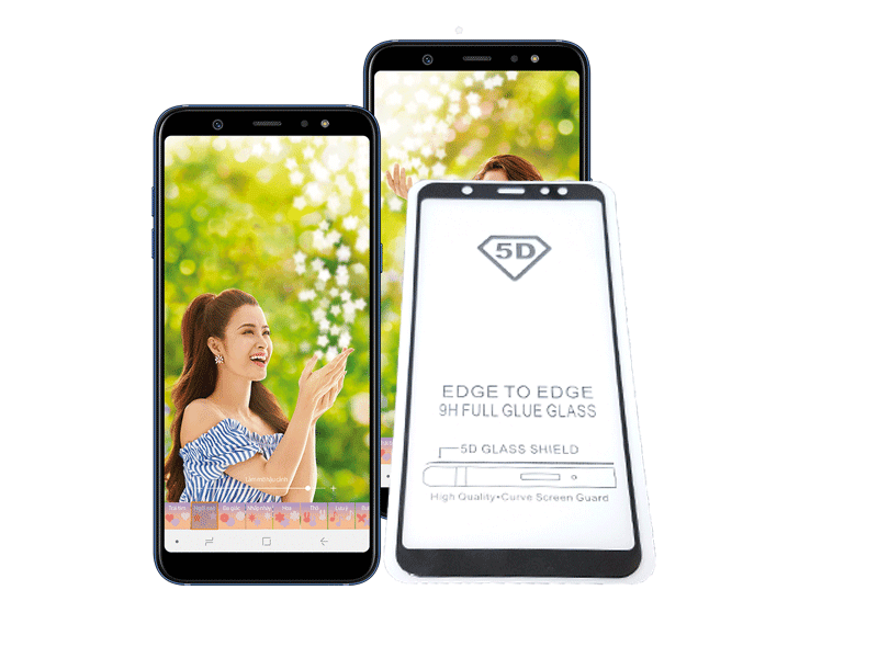 Kính cường lực 5D Samsung A6 Plus full keo