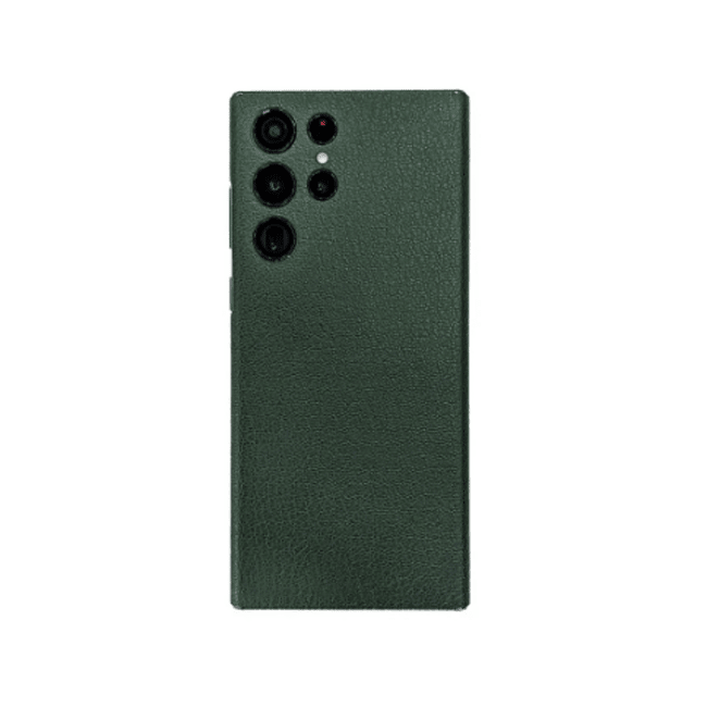 Miếng dán lưng da Samsung S22 Ultra|Plus Full viền - Da bò thật 100%