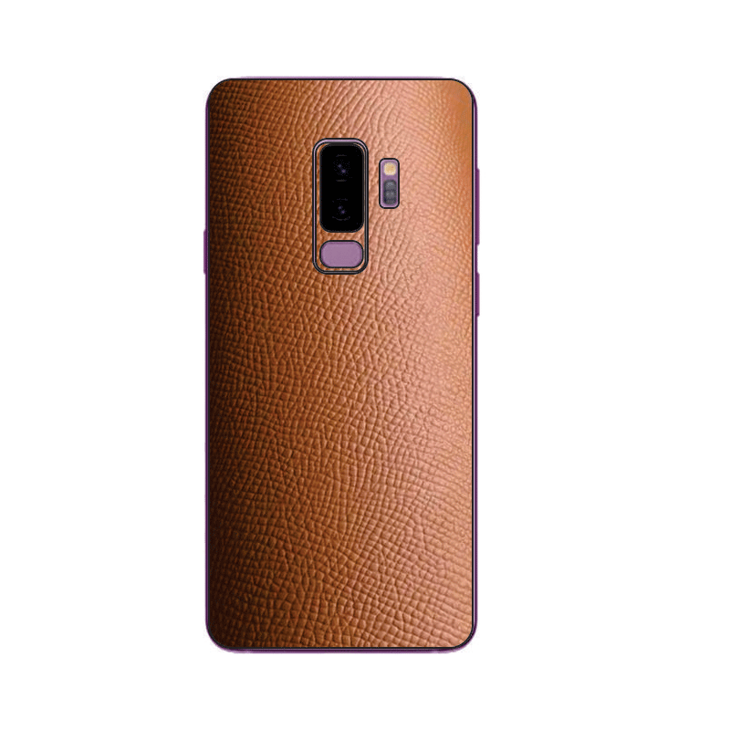Miếng dán lưng da Full viền S9 Plus| S9 theo yêu cầu - Da bò thật 100%
