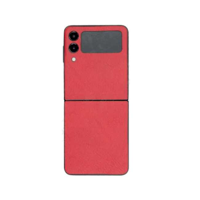 Dán lưng da Z Flip 4 theo yêu cầu MIỄN PHÍ Khắc tên, logo