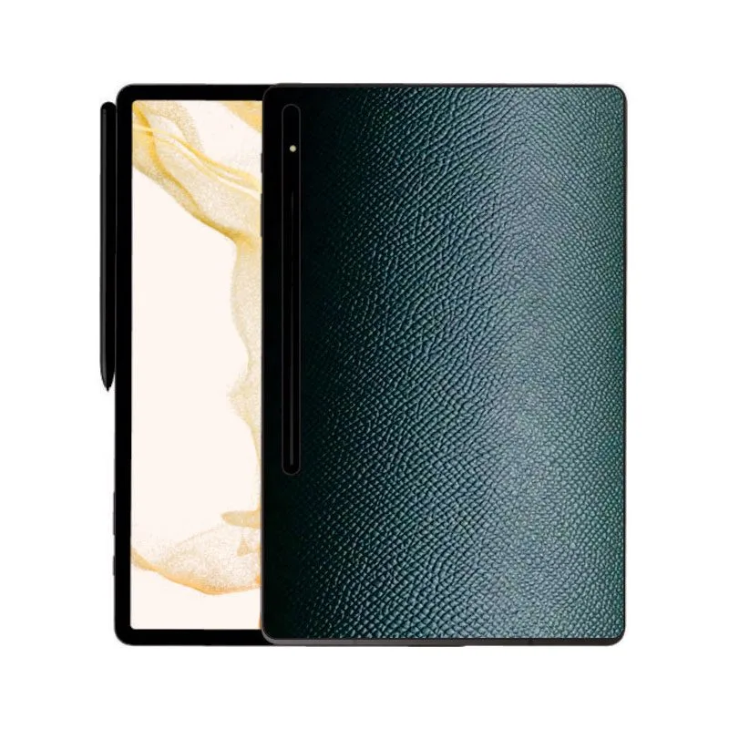 Dán Skin da Full viền Tab S8 Ultra| Plus xịn - Da bò thật 100%