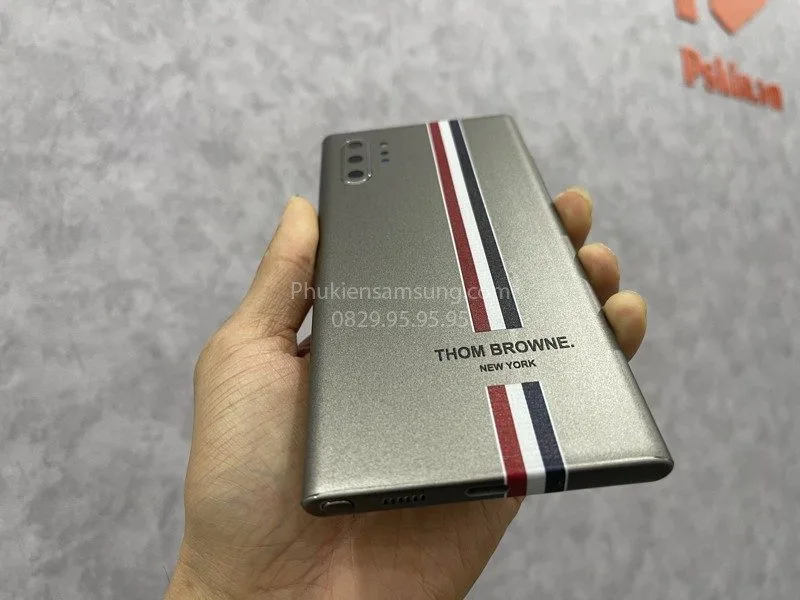 Dán Skin Full viền Note 10 Plus đẹp - Dán Full mặt lưng nâng cấp