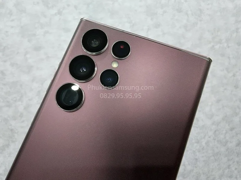 Kính bảo vệ camera S22 Ultra màu theo máy xịn xò