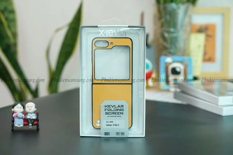 Ốp lưng Galaxy Z Flip 5 vân carbon X Level chống vân giá rẻ