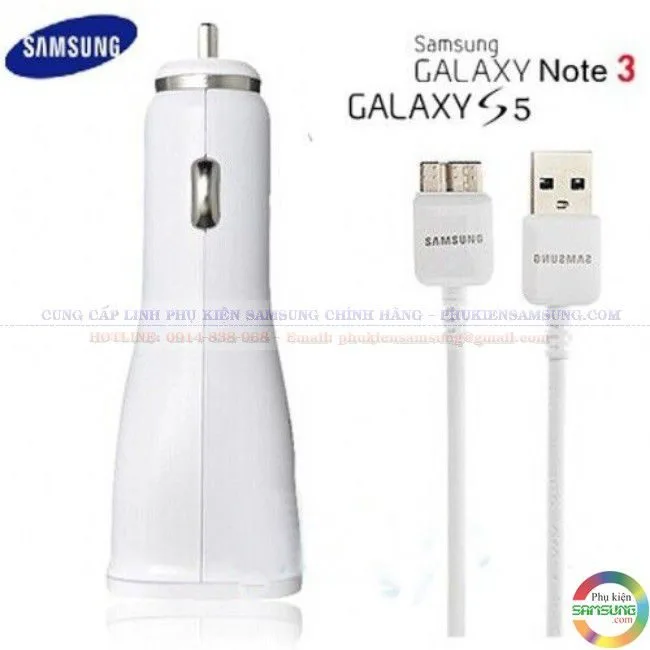 Sạc trên o to  Samsung Galaxy Note 3 chính hãng