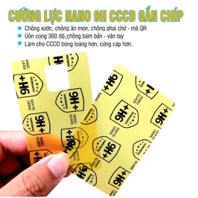 Miếng dán cường lực bảo vệ căn cước công dân, bằng lái xe