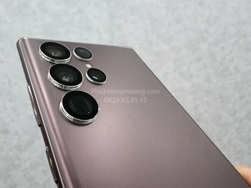 Kính bảo vệ camera S22 Ultra màu theo máy xịn xò