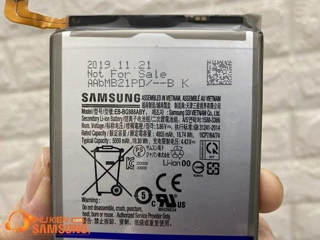Thay Pin Samsung S20 Ultra, S20 Plus, S20 Fe, S20 chính hãng