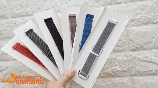 Dây đồng hồ vải dù 22mm dính cho cả nam và nữ