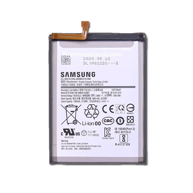 Thay Pin Samsung M53| M52| M51| M50 chính hãng lấy ngay