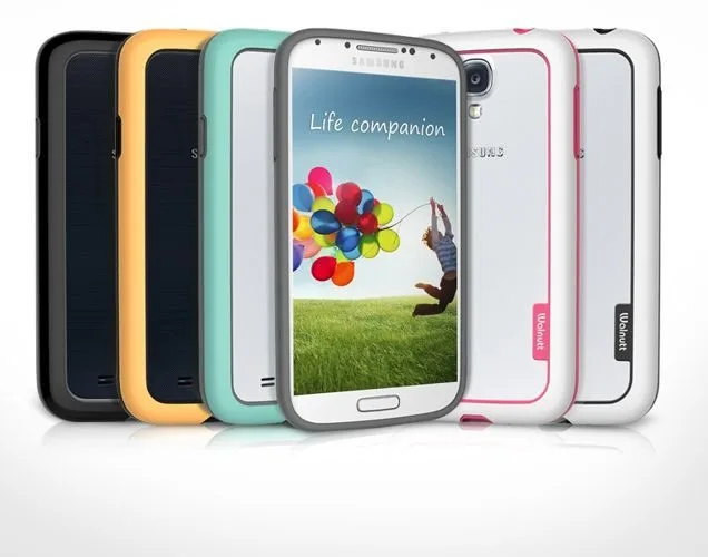 Ốp lưng Galaxy S4 Zenus Walnutt Bumper solid cao cấp