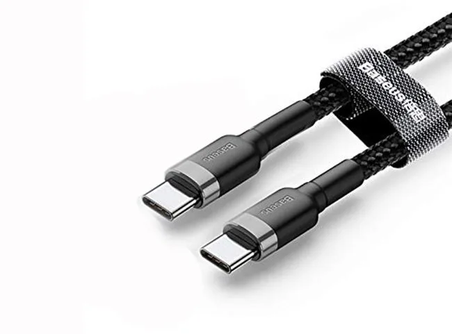 Dây cáp sạc 2 đầu Type C hỗ trợ sạc nhanh QC 3.0 chính hãng Baseus