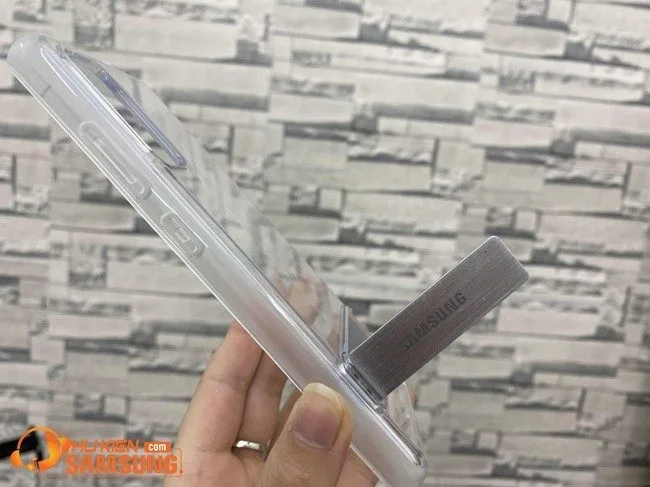 Ốp lưng Samsung S20 Fe Clear Standing chính hãng chống được
