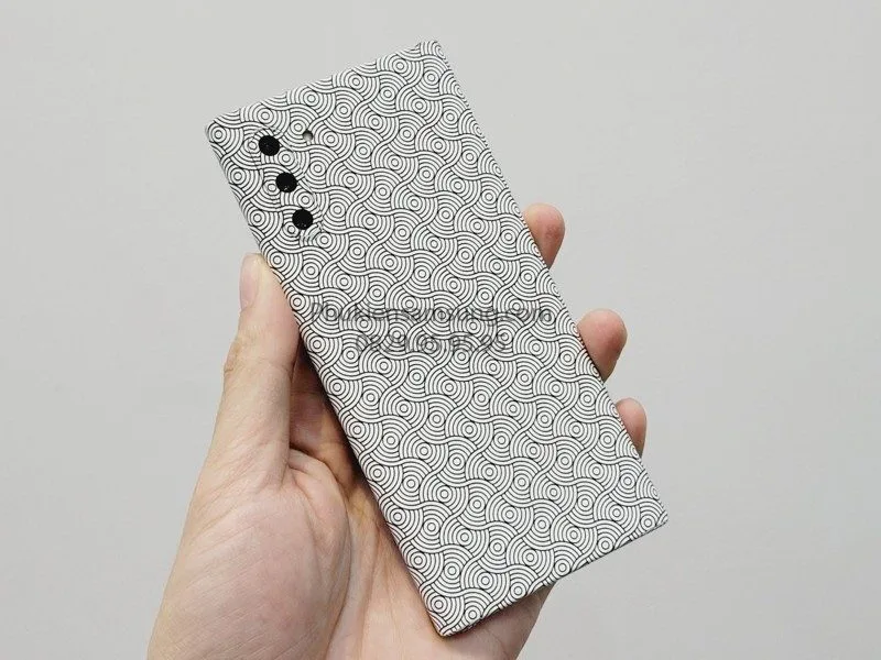 Dán Skin Full viền Note 10 Plus đẹp - Dán Full mặt lưng nâng cấp