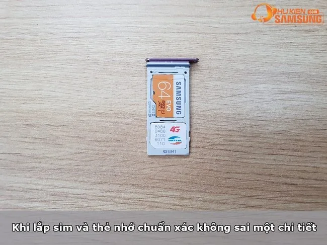 Khay sim và thẻ nhớ Galaxy S9 chính hãng