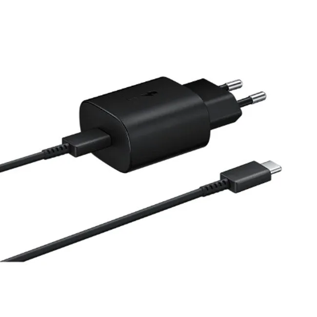 Bộ cáp sạc nhanh Samsung S23 Fe 25W Type C