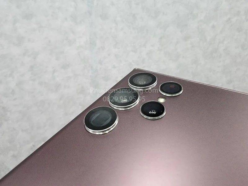 Kính bảo vệ camera S22 Ultra màu theo máy xịn xò