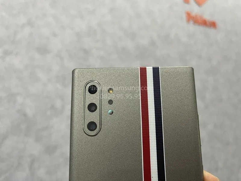 Dán Skin Full viền Note 10 Plus đẹp - Dán Full mặt lưng nâng cấp