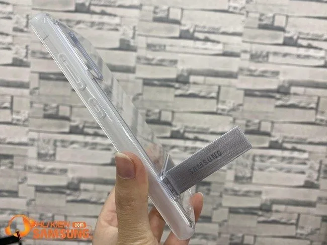 Ốp lưng Samsung S20 Fe Clear Standing chính hãng chống được