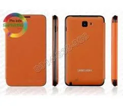 Bao da Galaxy Note 1 Flip Cover  chính hãng màu cam