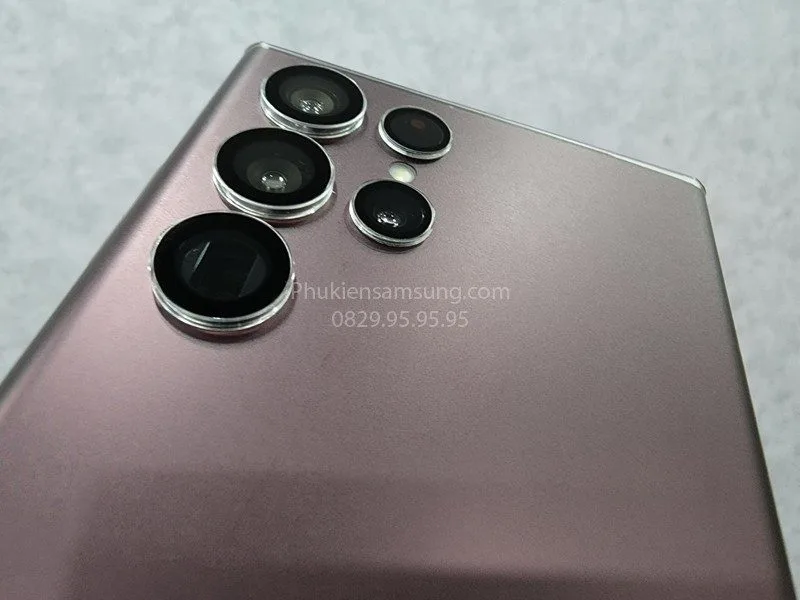 Kính bảo vệ camera S22 Ultra màu theo máy xịn xò