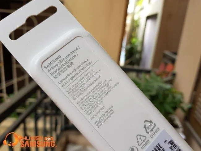 Dây đồng hồ Silicon 20mm chính hãng Galaxy Watch 42mm, Active1, 2