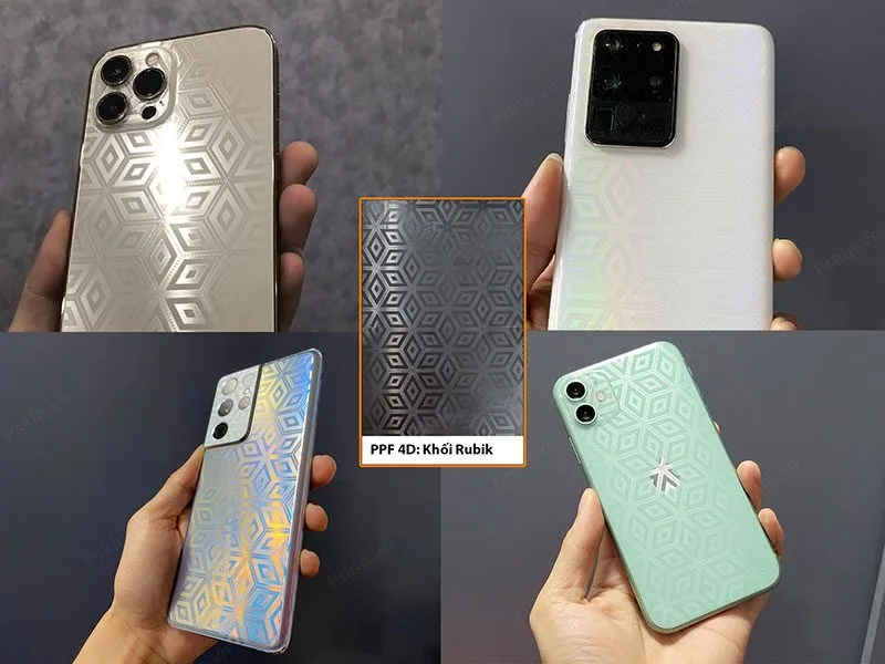 Miếng dán PPF 4D Samsung M23|M22|M21|M20 Full viền chống vân tay tốt