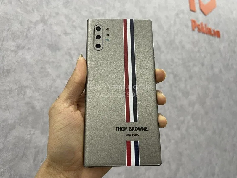 Dán Skin Full viền Note 10 Plus đẹp - Dán Full mặt lưng nâng cấp