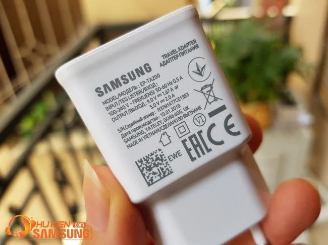 Bộ sạc Galaxy A21S chính hãng Samsung