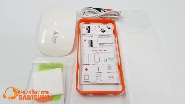 Kính cường lực full keo UV Galaxy S10 chính hãng