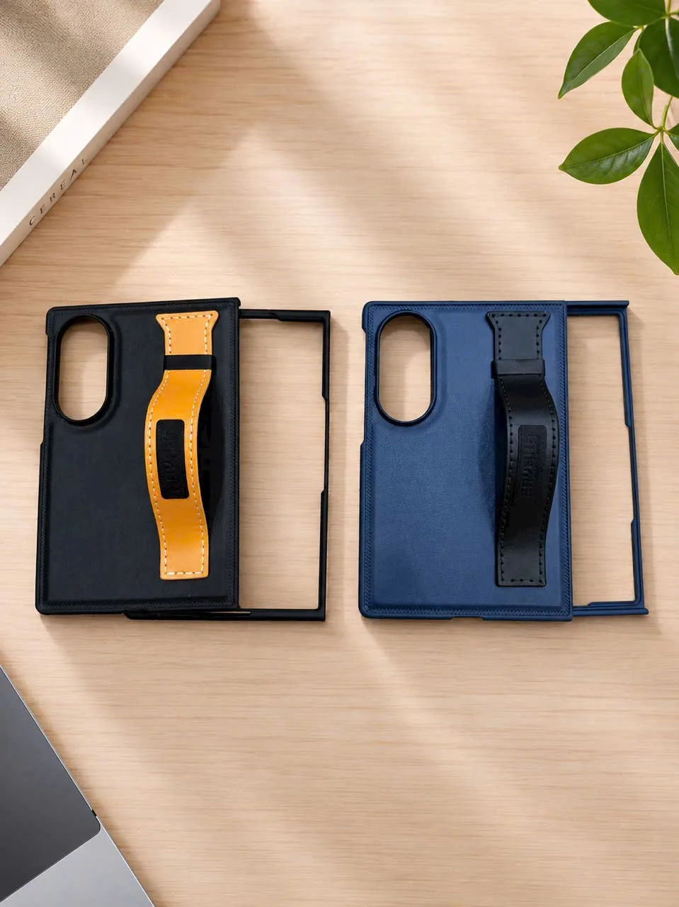 Ốp lưng Ravaka Lucas lưng da cho Galaxy Fold 8_1