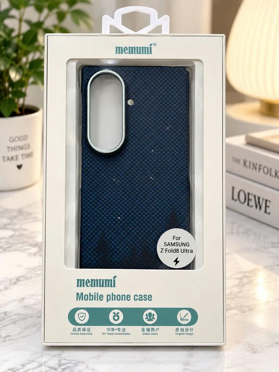 Ốp lưng Memumi Kevlar SKF26060 Galaxy Fold 8 Ultra / Galaxy Z Fold 7