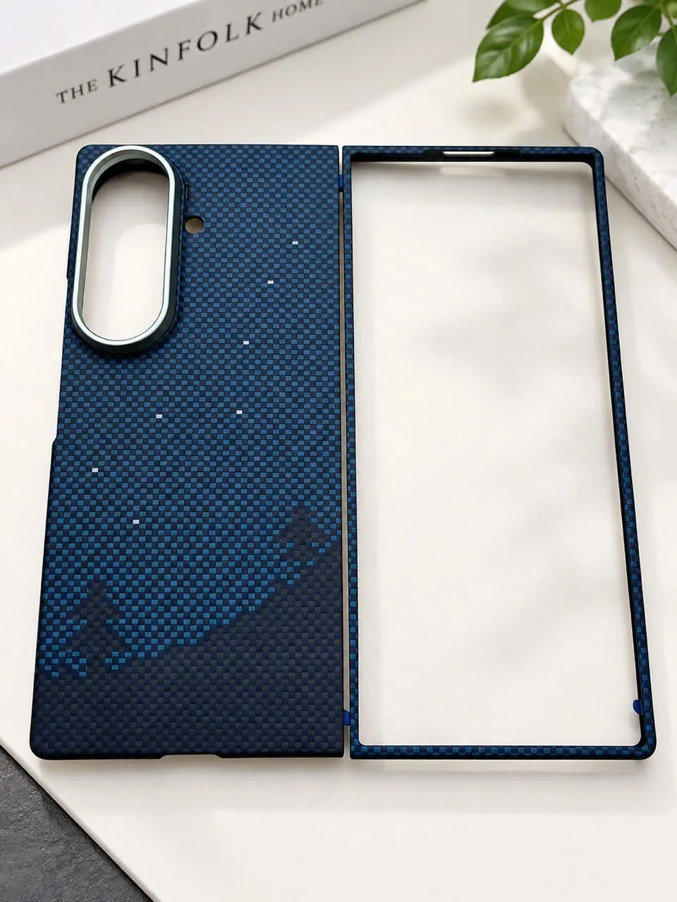 Ốp lưng Memumi Kevlar SKF26060 Galaxy Fold 8 Ultra / Galaxy Z Fold 7_2