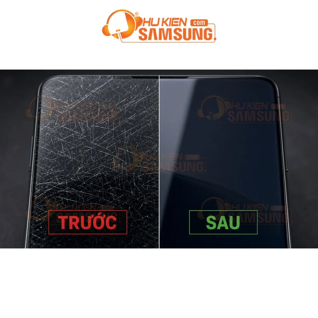 Dán PPF màn hình Samsung Galaxy S26 Ultra – trước và sau khi dán