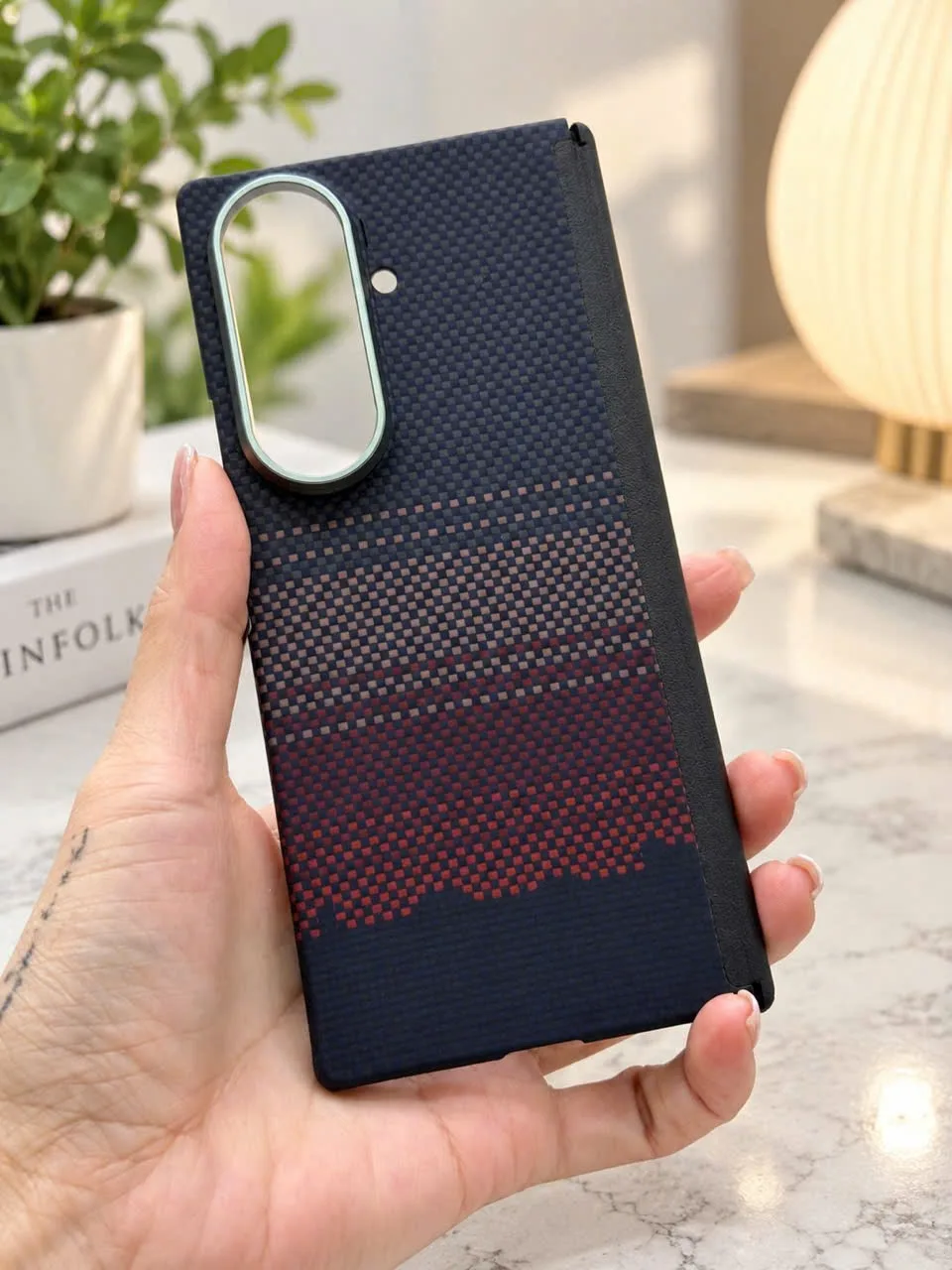 Ốp lưng Memumi Kevlar SKF26059 Galaxy Fold 8 Ultra / Galaxy Z Fold 7
