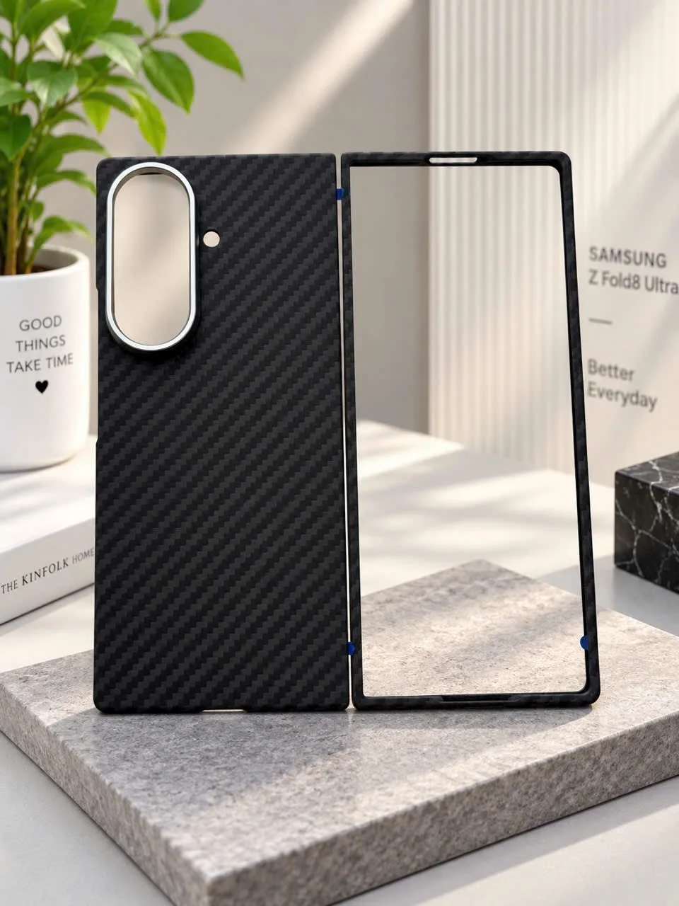 Ốp lưng Memumi Kevlar SKF26061 Galaxy Fold 8 Ultra / Galaxy Z Fold 7_1