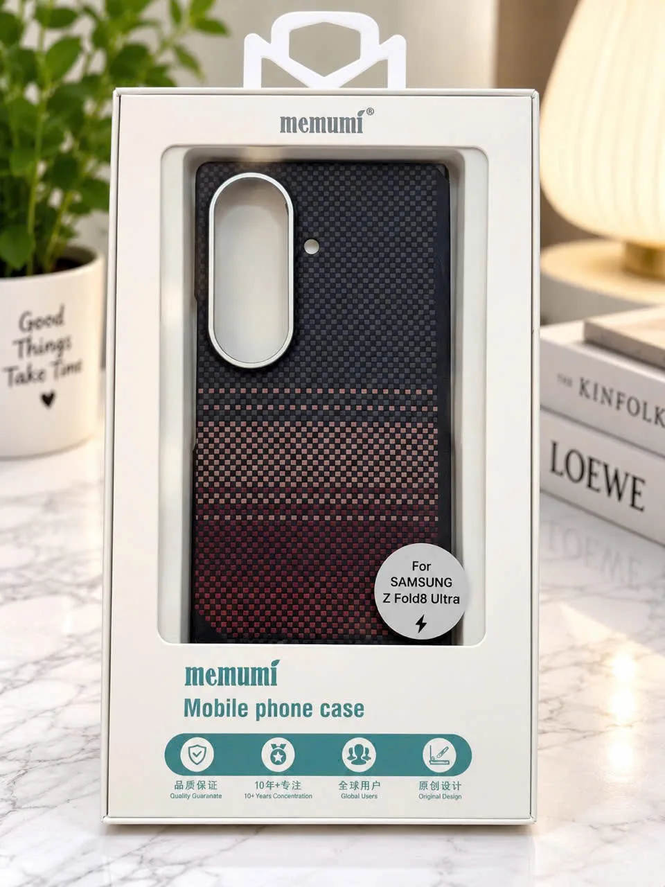 Ốp lưng Memumi Kevlar SKF26059 Galaxy Fold 8 Ultra / Galaxy Z Fold 7_1