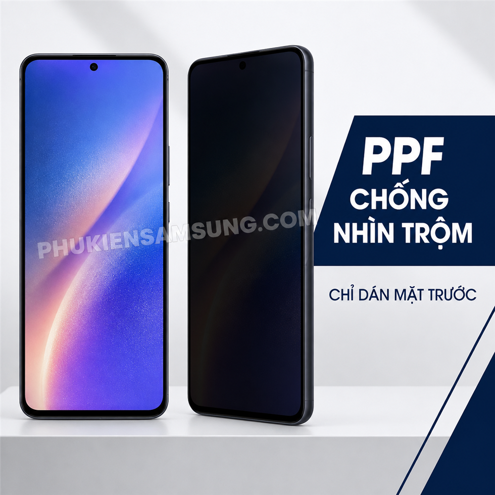 PPF chống nhìn trộm chỉ dán mặt trước