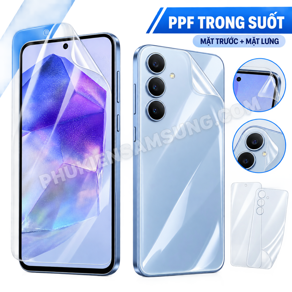 PPF trong suốt cho mặt trước và mặt lưng