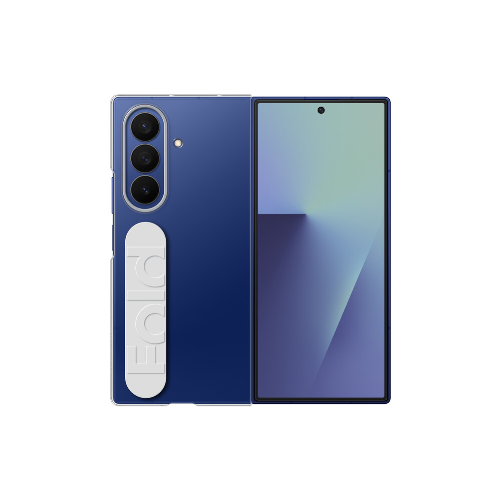Ốp lưng Galaxy Z Fold 7 Clear Grip Case trong suốt kèm dây chính hãng – ảnh tổng thể sản phẩm