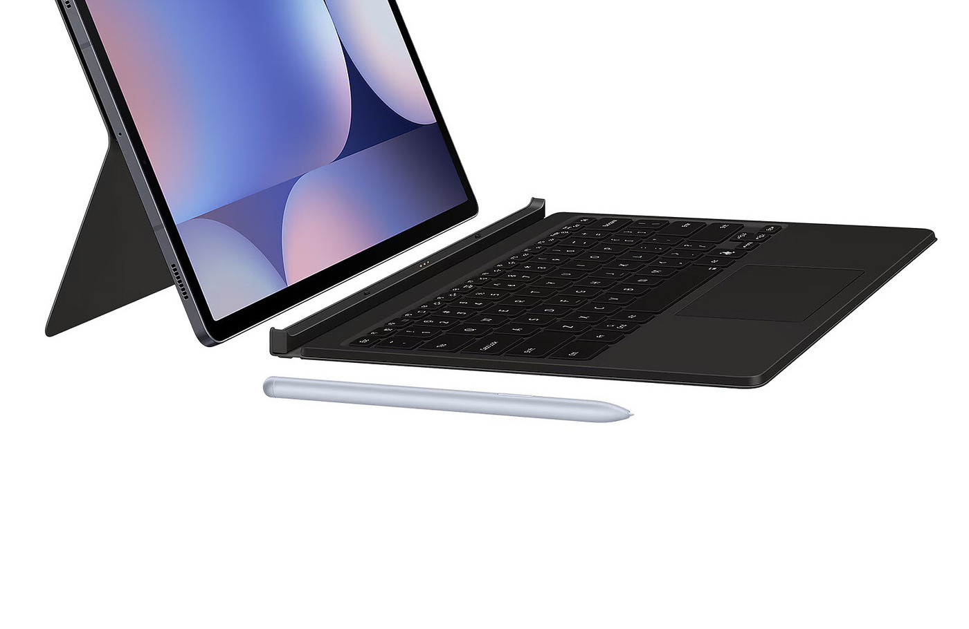 Bao da bàn phím Book Cover Keyboard TouchPad Galaxy Tab S10+, S9+, S9 FE+ chính hãng – cận cảnh khu vực phím và TouchPad
