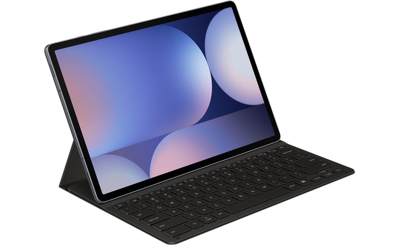 Bao da bàn phím Book Cover Keyboard Slim AI Galaxy Tab S10+, S9+, S9 FE+ chính hãng – mở hoàn chỉnh, nhìn rõ bàn phím