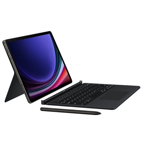Bao da bàn phím Book Cover Keyboard AI Galaxy Tab S9, S9 FE, S10 FE, S10 Lite chính hãng – mở hoàn chỉnh, nhìn rõ bàn phím